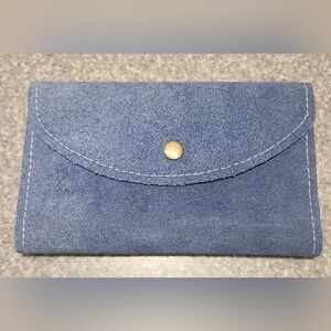 Vintage all suede womens wallet